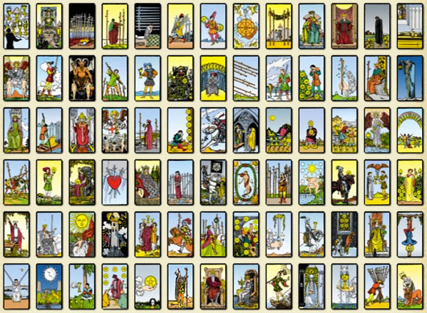 78 cartes de tarot